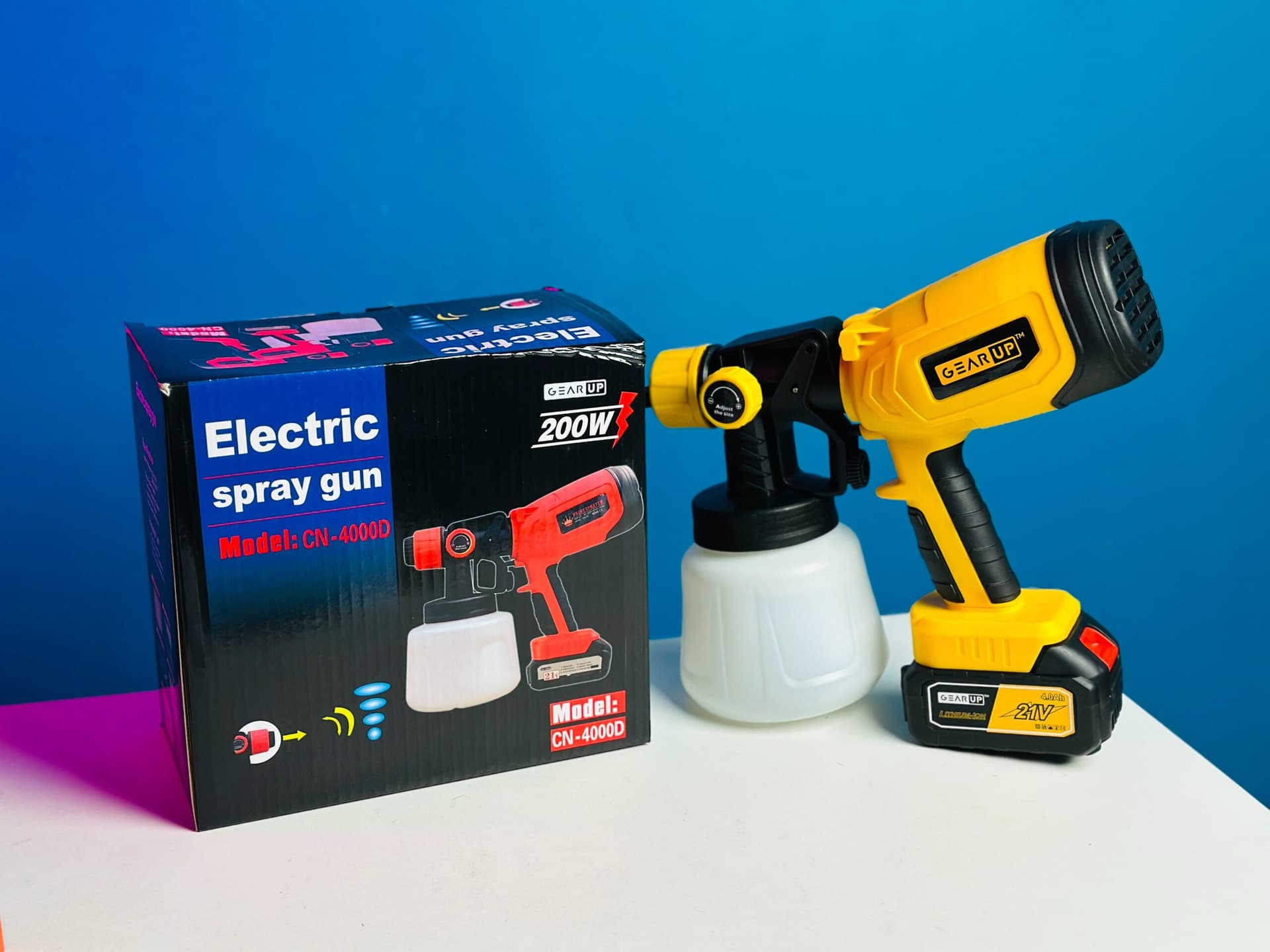 GearUP Rechargeable Cordless Paint Spray Machine, thumbnail 2 of 3