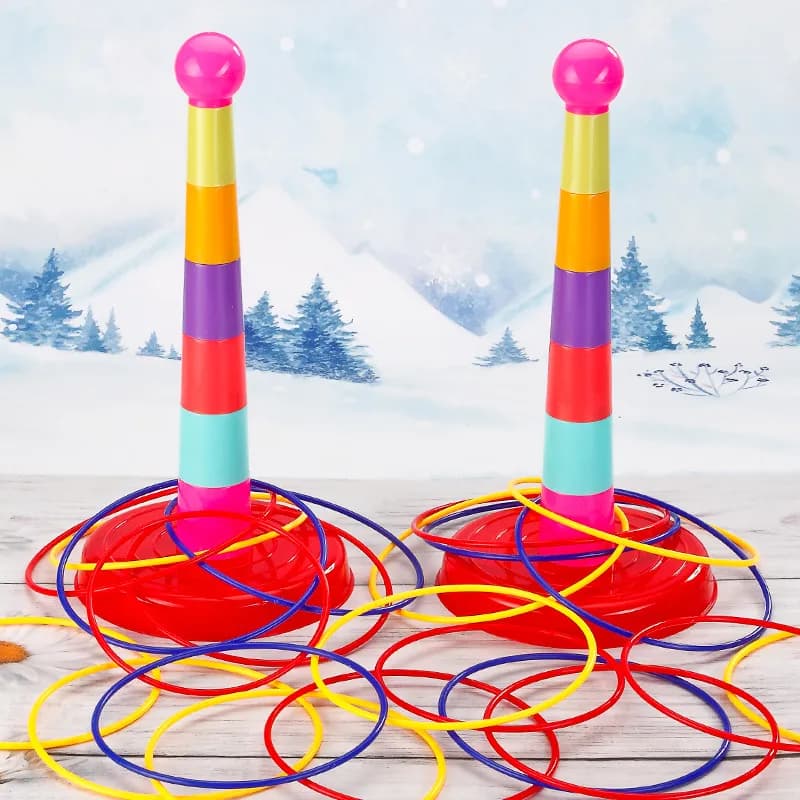 Parent Child Interactive Toys Throwing Rings Puzzle Sets Indoor and Outdoor Leisure Kindergarten Games Children's Toys, thumbnail 2 of 3
