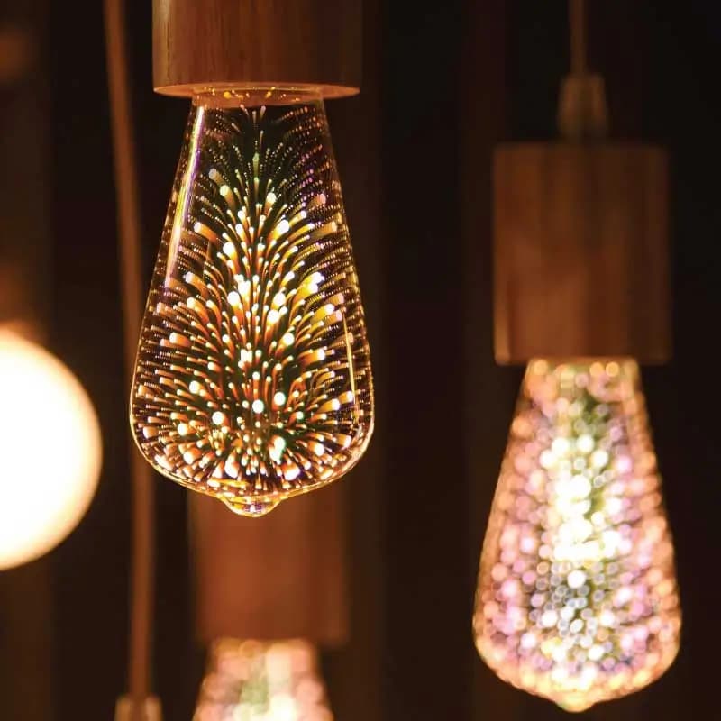 3D Firework Led Decorative Light Bulb, image 1 of 3