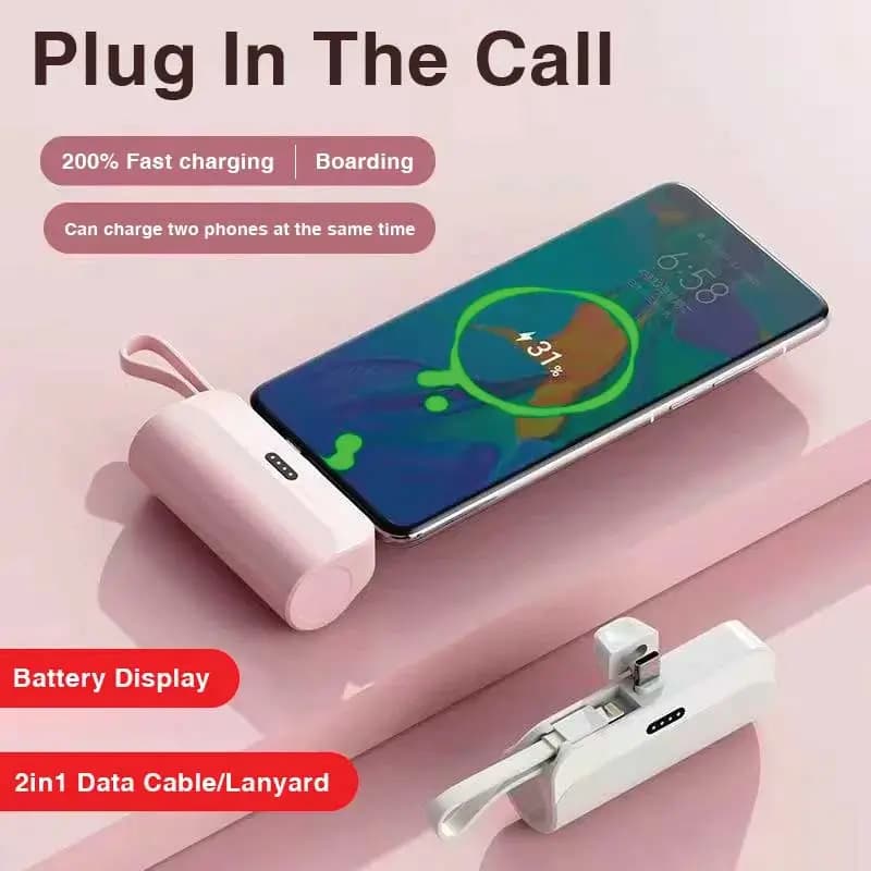 Powerbank Mini Portable Micro USB Power bank For Mobile, thumbnail 3 of 3