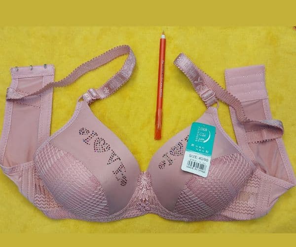 I Love u Bra Full Cup And Full Coverage Padded Bra for Women, Black, thumbnail 5 of 8