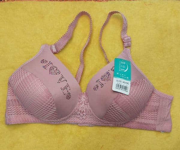 I Love u Bra Full Cup And Full Coverage Padded Bra for Women, Black, thumbnail 6 of 8