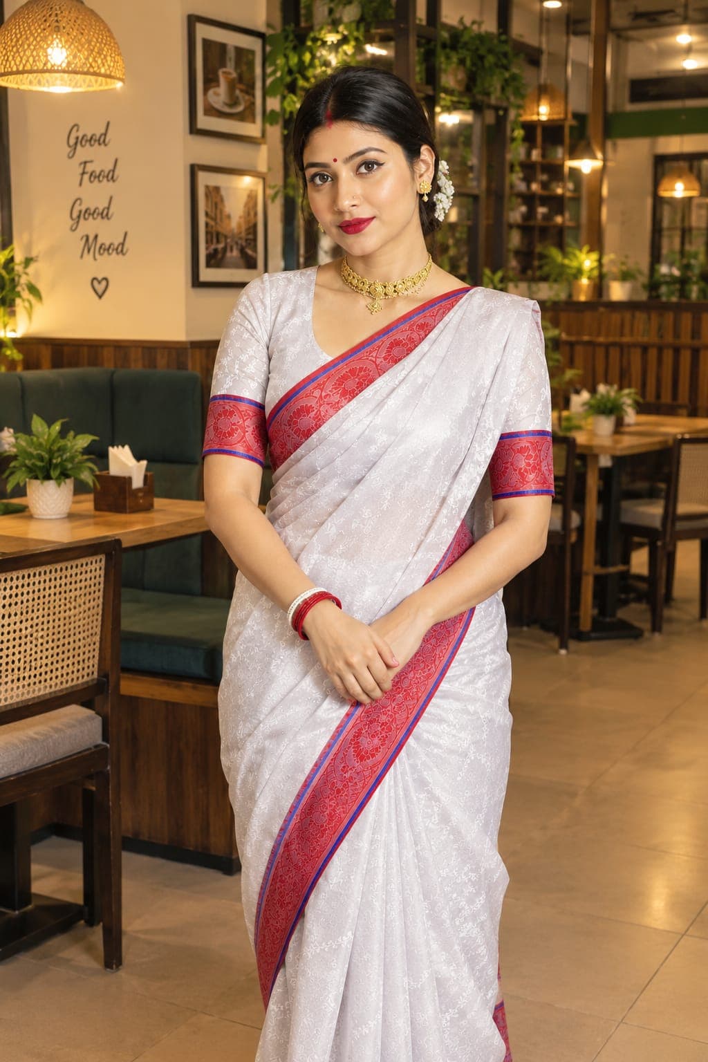 Soft Silk Katan Saree, thumbnail 3 of 3