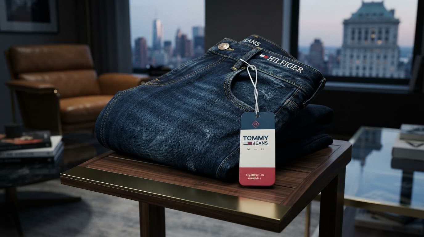 Tommy Jeans Premium Dark Wash Indigo Denim, thumbnail 2 of 7