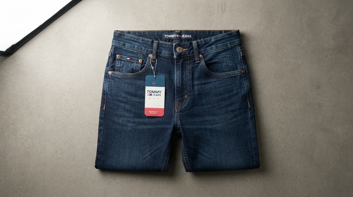 Tommy Jeans Premium Dark Wash Indigo Denim, thumbnail 4 of 7