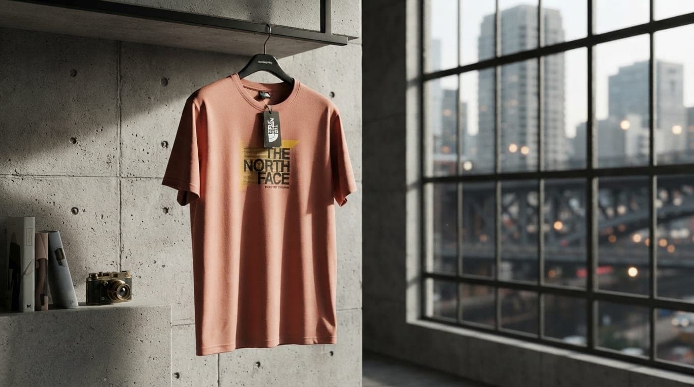 The North Face Graphic Box Logo Premium T-Shirt – Dusty Rose, thumbnail 2 of 7