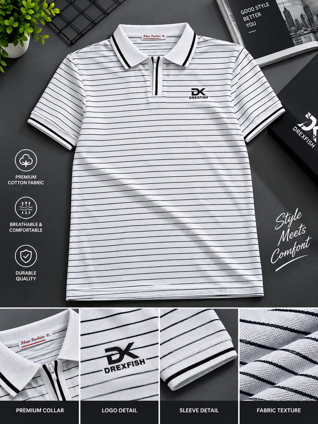 Stylish New Polo Shirt, thumbnail 2 of 3