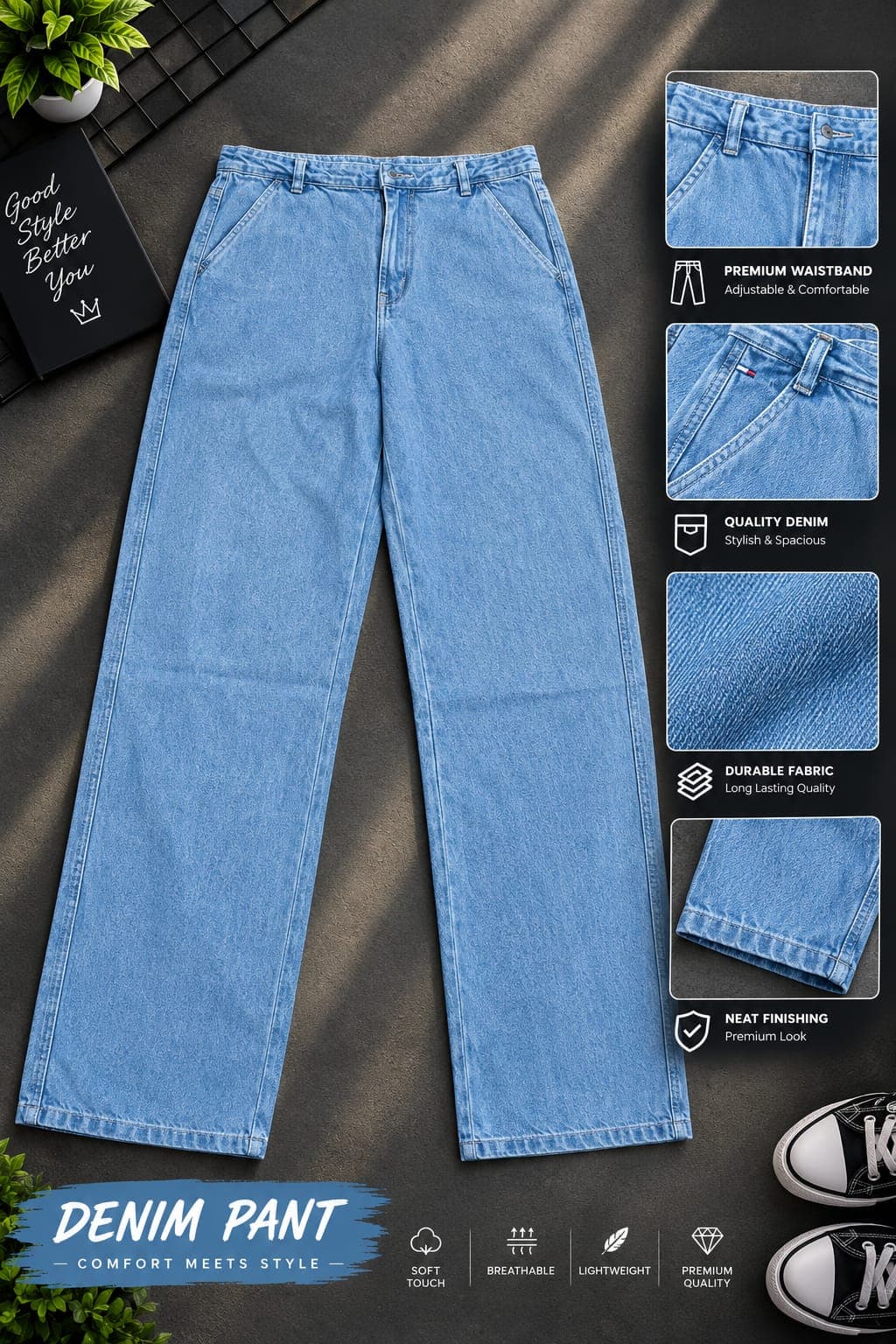Baggy jeans, thumbnail 2 of 4