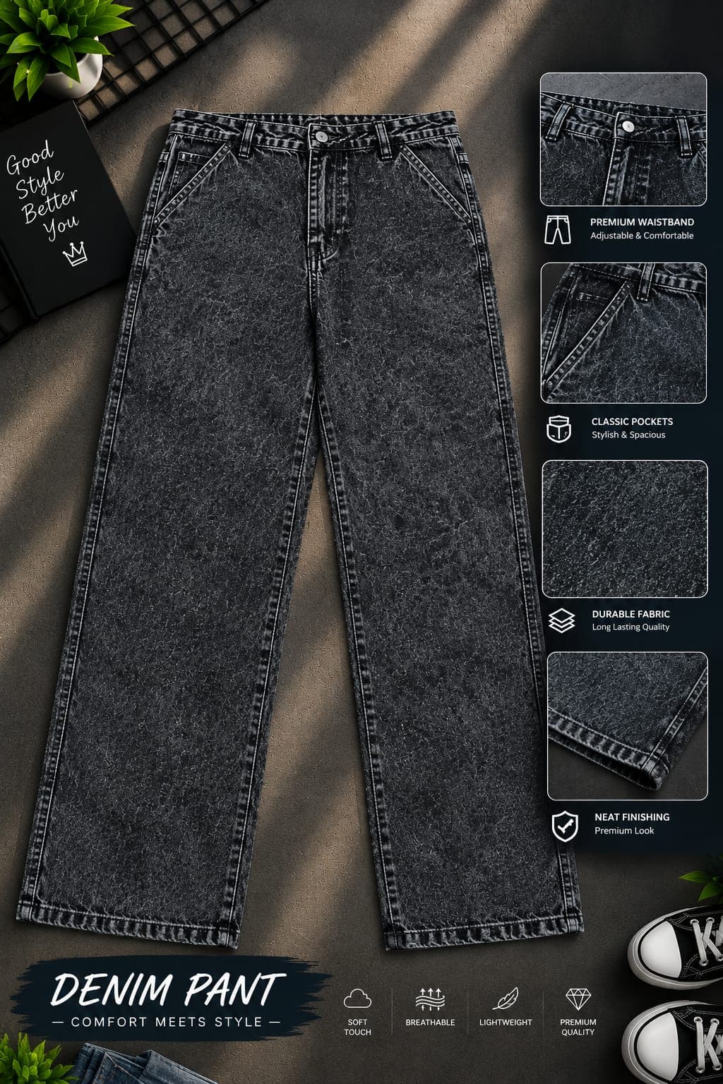 Baggy jeans, thumbnail 3 of 4